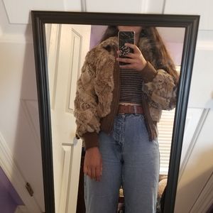 Vintage Rabbit fur jacket